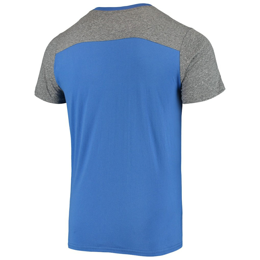 Buffalo Bills Majestic Threads Gridiron Classics Field Goal Slub T-Shirt - Royal/Heathered Gray on sale