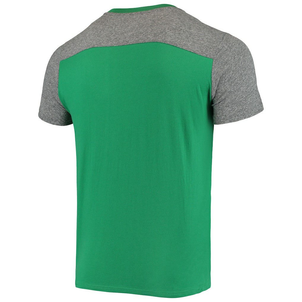 New York Jets Majestic Threads Gridiron Classics Field Goal Slub T-Shirt - Kelly Green/Heathered Gray discount