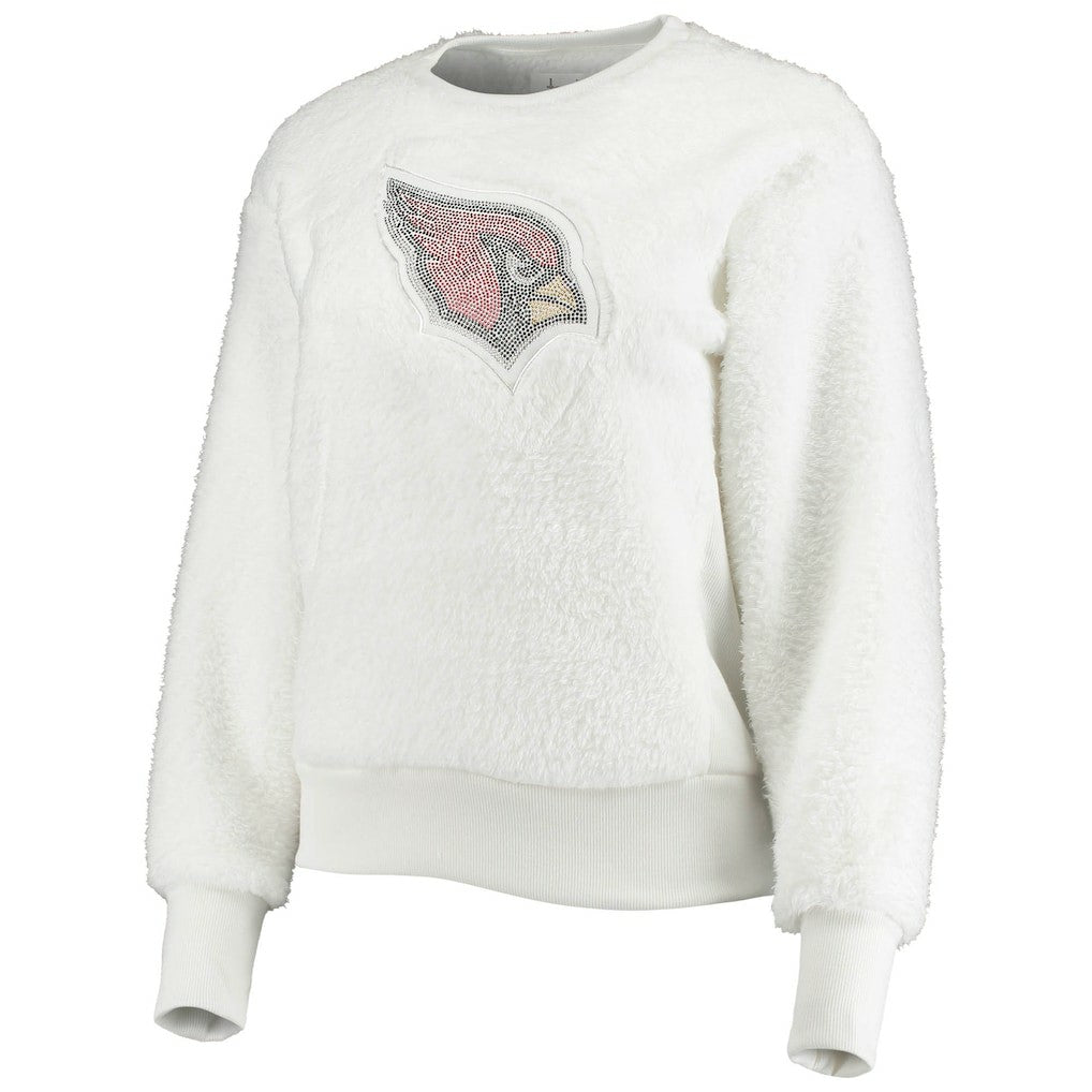 Arizona Cardinals Touch Women's Milestone Tracker Pullover Sweatshirt - White for sale
