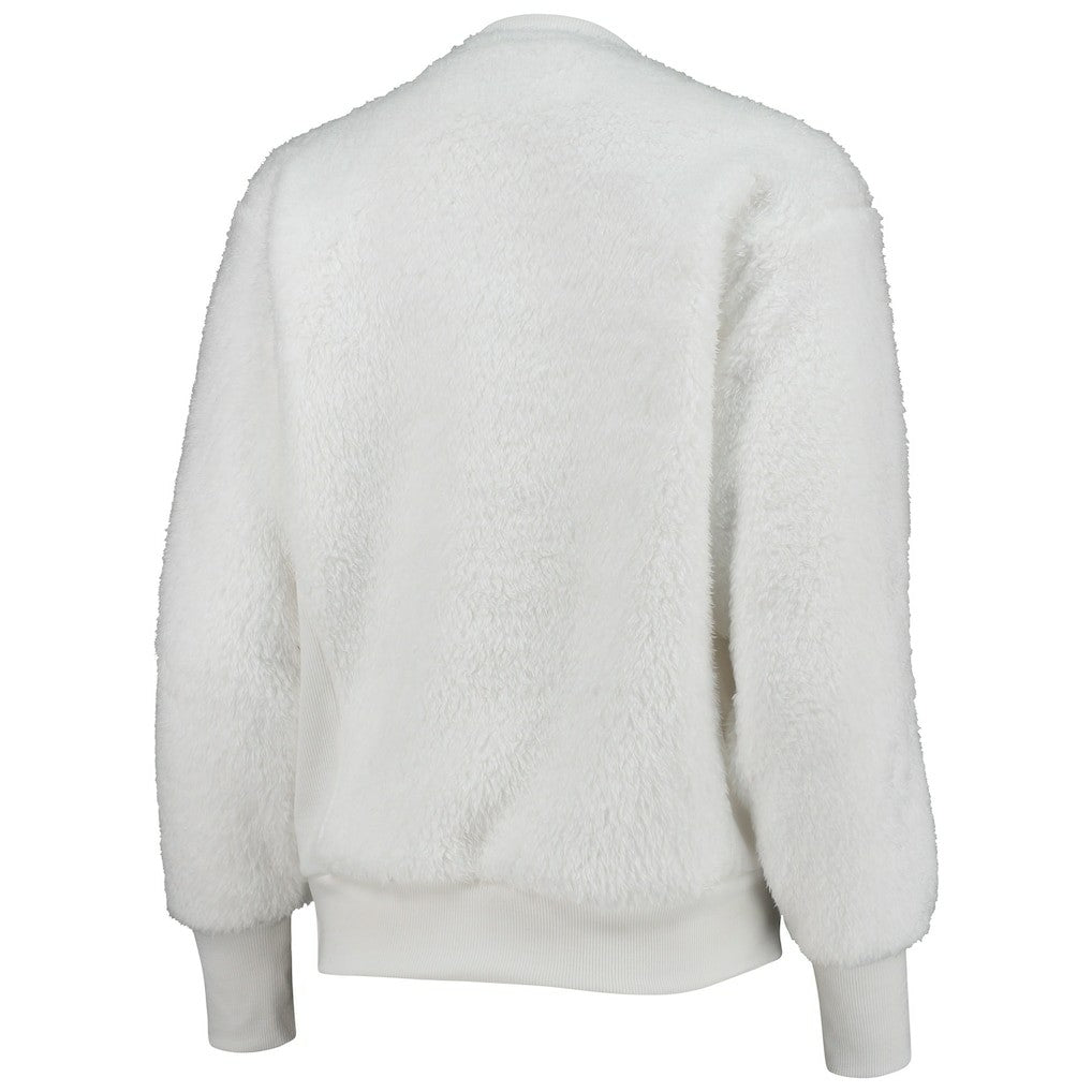 Carolina Panthers Touch Women's Milestone Tracker Pullover Sweatshirt - White sale