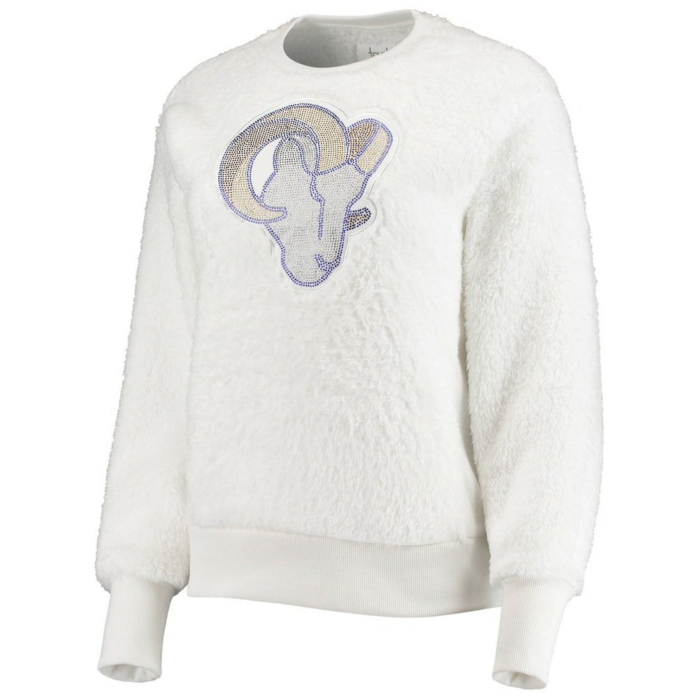 Los Angeles Rams Touch Women's Milestone Tracker Pullover Sweatshirt - White for sale
