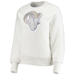 Los Angeles Rams Touch Women's Milestone Tracker Pullover Sweatshirt - White for sale