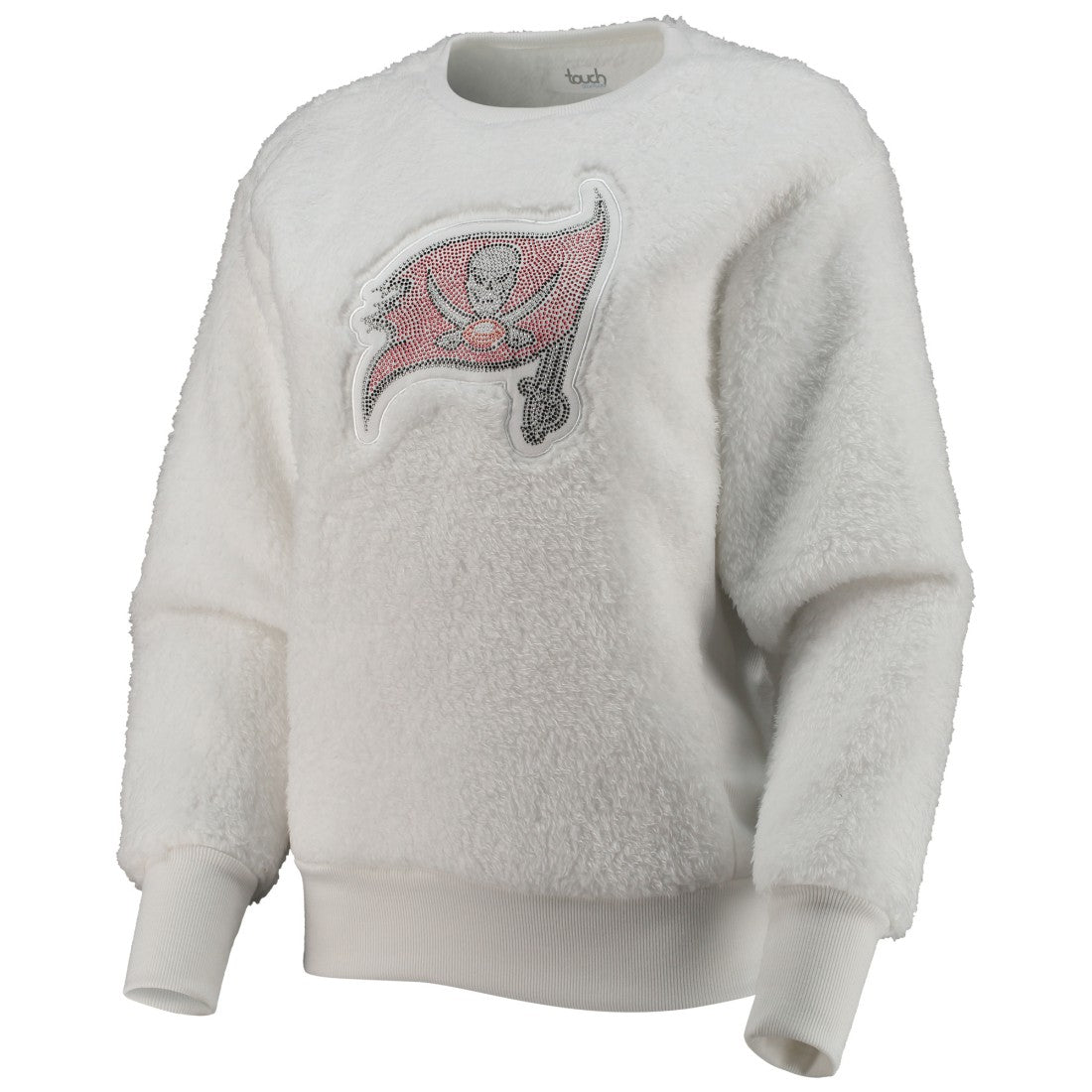 Tampa Bay Buccaneers Touch Women's Milestone Tracker Pullover Sweatshirt - White sale