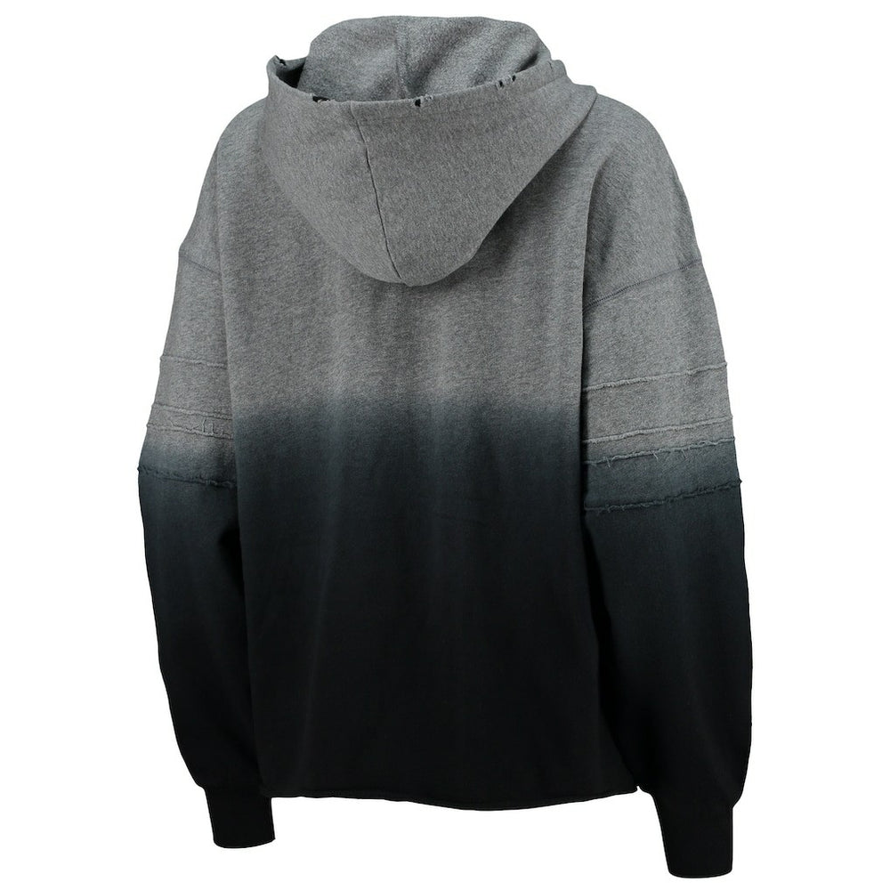 New Orleans Saints Touch Women's Superstar Dip-Dye Pullover Hoodie - Heathered Gray/Black online