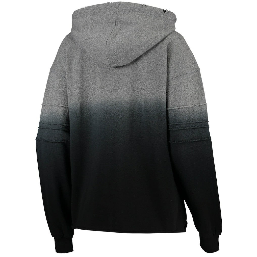 Pittsburgh Steelers Touch Women's Superstar Dip-Dye Pullover Hoodie - Heathered Gray/Black cheap