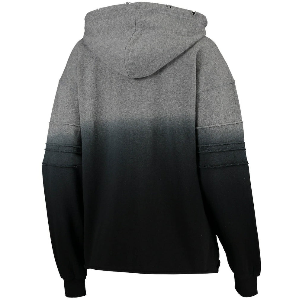 Pittsburgh Steelers Touch Women's Superstar Dip-Dye Pullover Hoodie - Heathered Gray/Black cheap