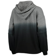 Las Vegas Raiders Touch Women's Superstar Dip-Dye Pullover Hoodie - Heathered Gray/Black for sale