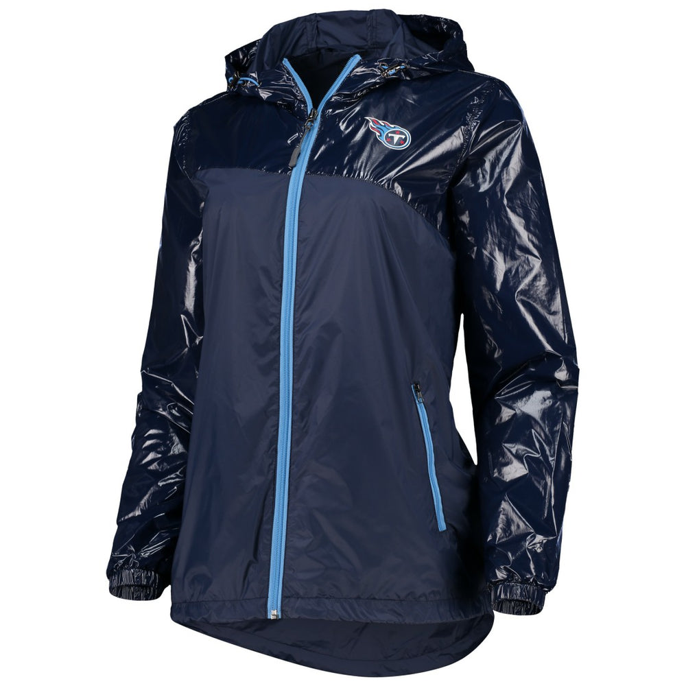 Tennessee Titans G-III 4Her by Carl Banks Women's Double-Coverage Full-Zip Hoodie Jacket - Navy cheap