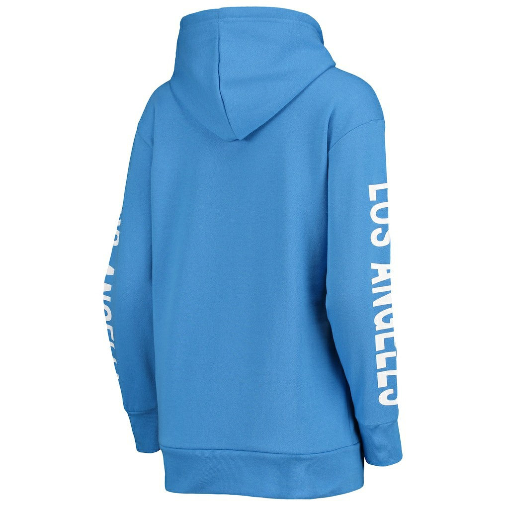 Los Angeles Chargers G-III 4Her by Carl Banks Women's Extra Point Pullover Hoodie - Powder Blue outlet