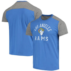 Los Angeles Rams Majestic Threads Field Goal Slub T-Shirt - Royal/Gray outlet