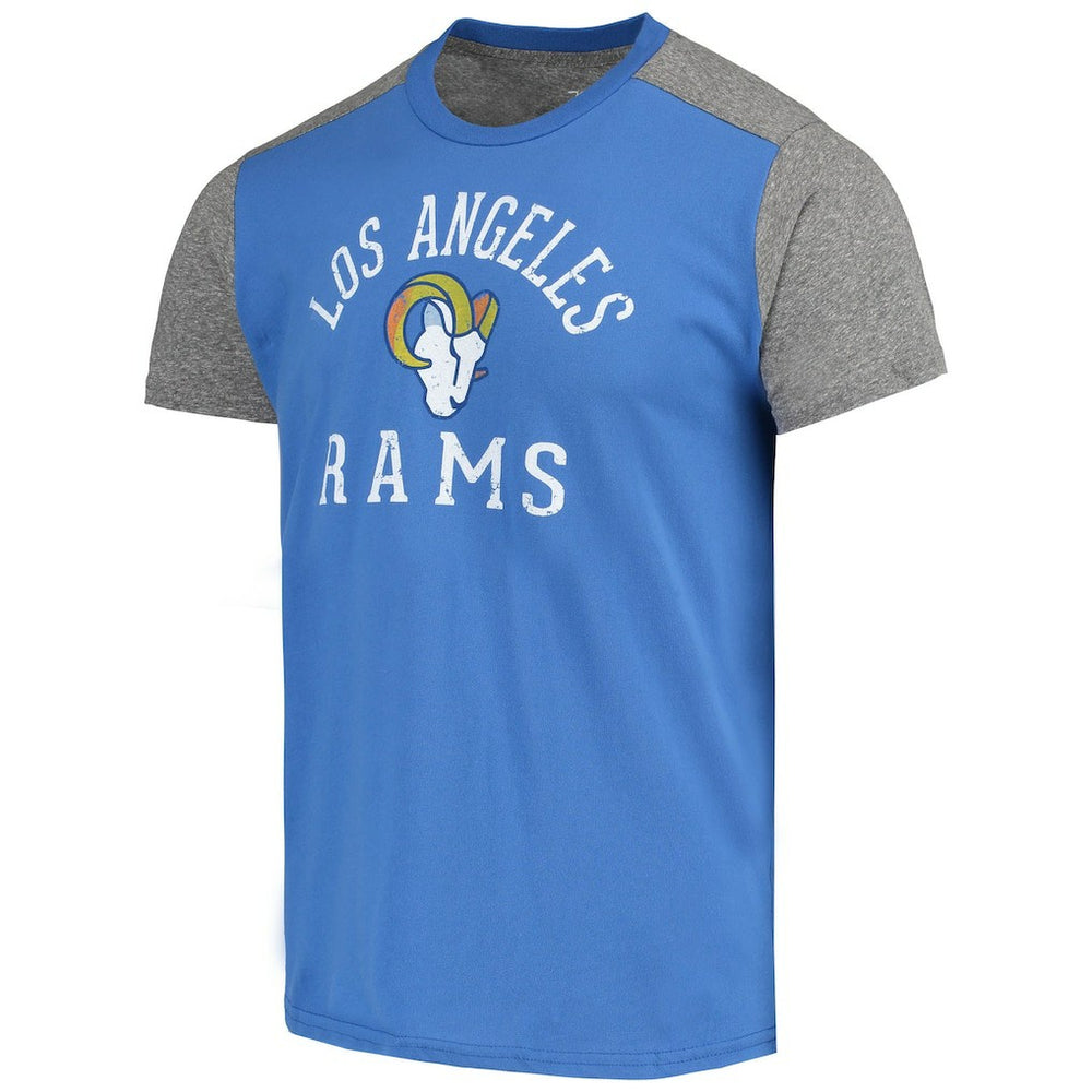 Los Angeles Rams Majestic Threads Field Goal Slub T-Shirt - Royal/Gray outlet