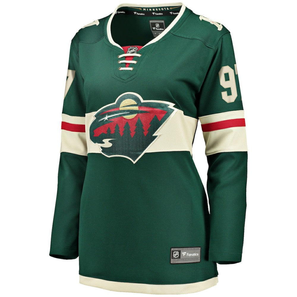 Kirill Kaprizov Minnesota Wild Fanatics Women's Home Breakaway Replica Jersey - Green Jerseys