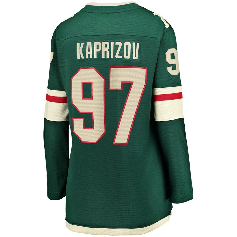 Kirill Kaprizov Minnesota Wild Fanatics Women's Home Breakaway Replica Jersey - Green Jerseys