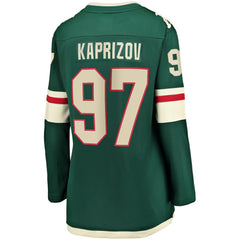 Kirill Kaprizov Minnesota Wild Fanatics Women's Home Breakaway Replica Jersey - Green Jerseys