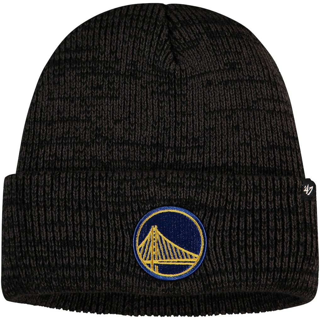 Golden State Warriors '47 Brain Freeze Cuffed Knit Hat sale - Black outlet