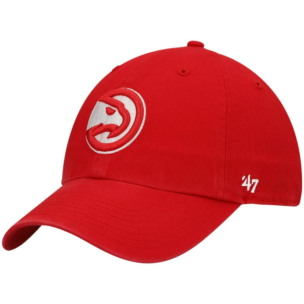 Atlanta Hawks '47 Core Logo Clean Up Adjustable Hat - Red on sale