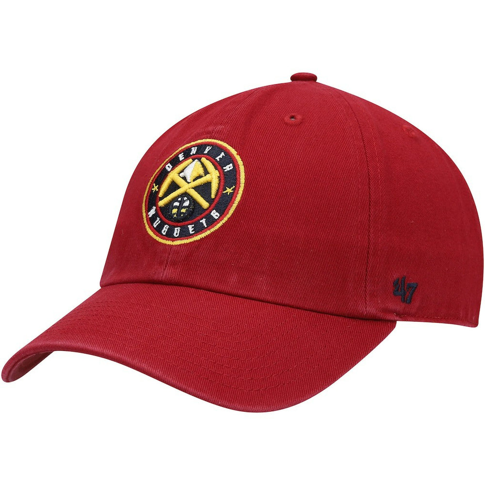 Denver Nuggets '47 Core Logo Clean Up Adjustable Hat sale - Red for sale