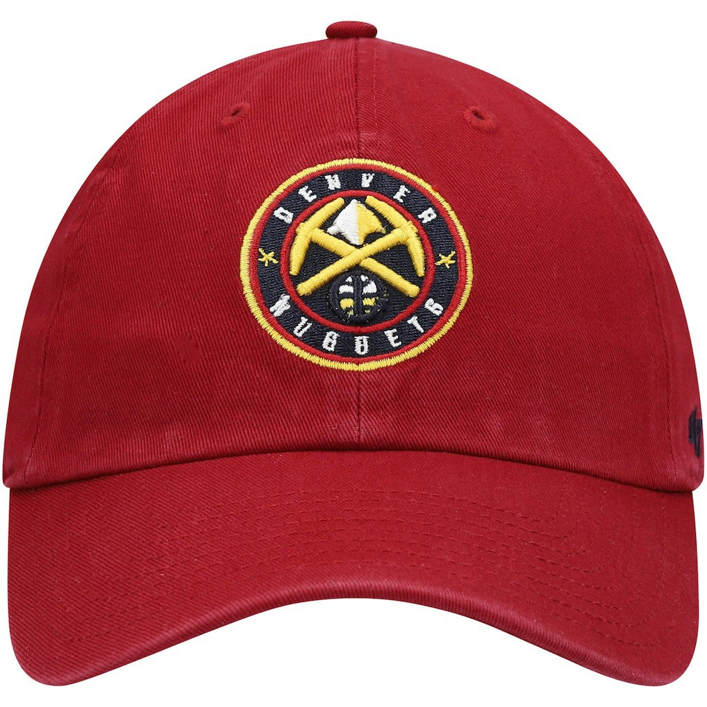Denver Nuggets '47 Core Logo Clean Up Adjustable Hat sale - Red for sale