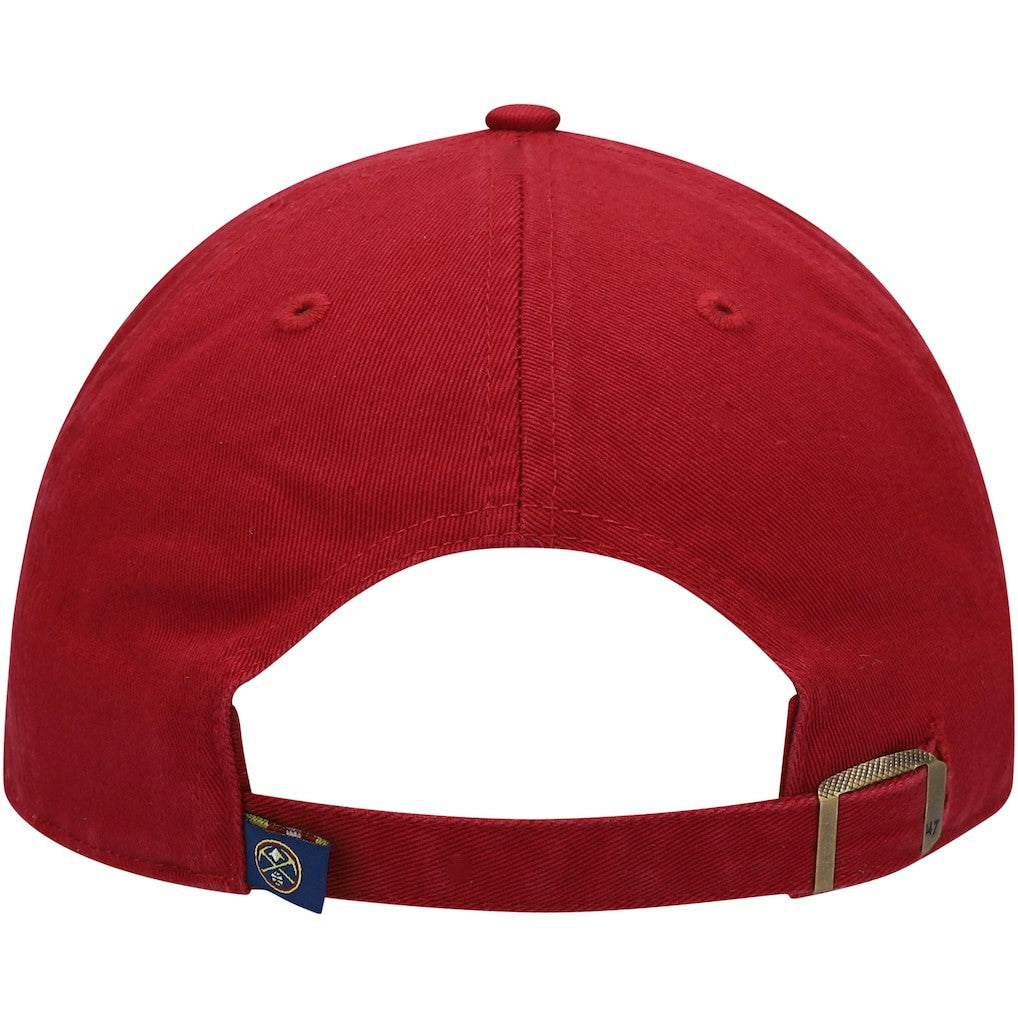 Denver Nuggets '47 Core Logo Clean Up Adjustable Hat sale - Red for sale