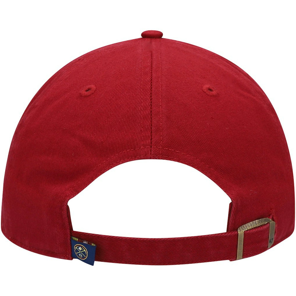 Denver Nuggets '47 Core Logo Clean Up Adjustable Hat sale - Red for sale