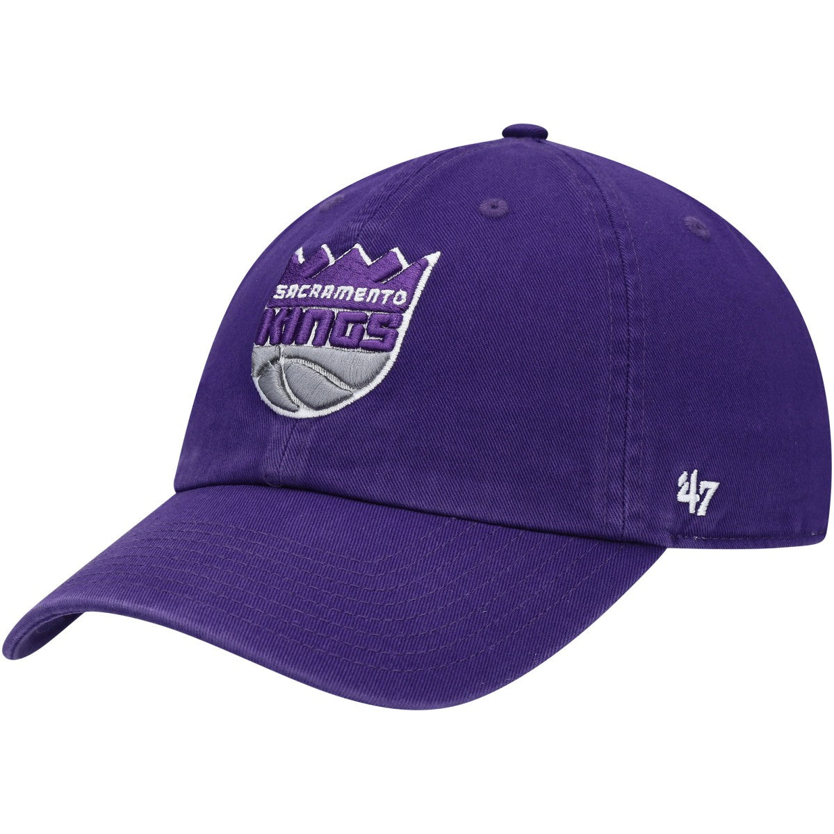 Sacramento Kings '47 Core Logo Clean Up Adjustable Hat - Purple discount