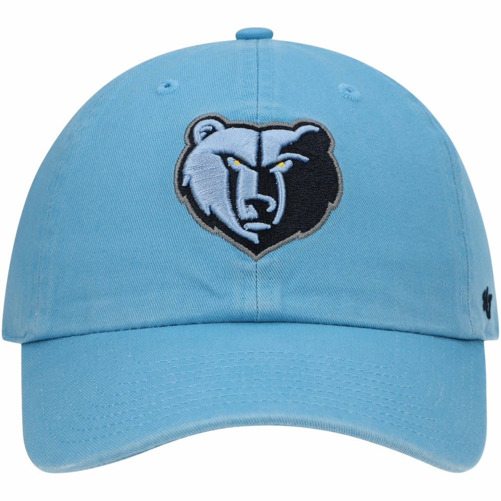Memphis Grizzlies '47 Core Logo Clean Up Adjustable Hat - Light Blue sale