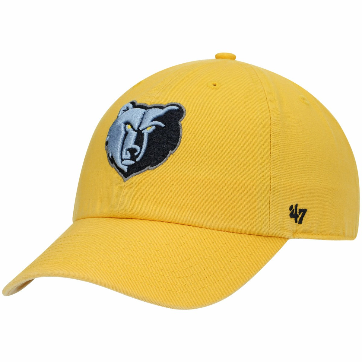 Memphis Grizzlies '47 Core Logo Clean Up Adjustable Hat - Gold outlet