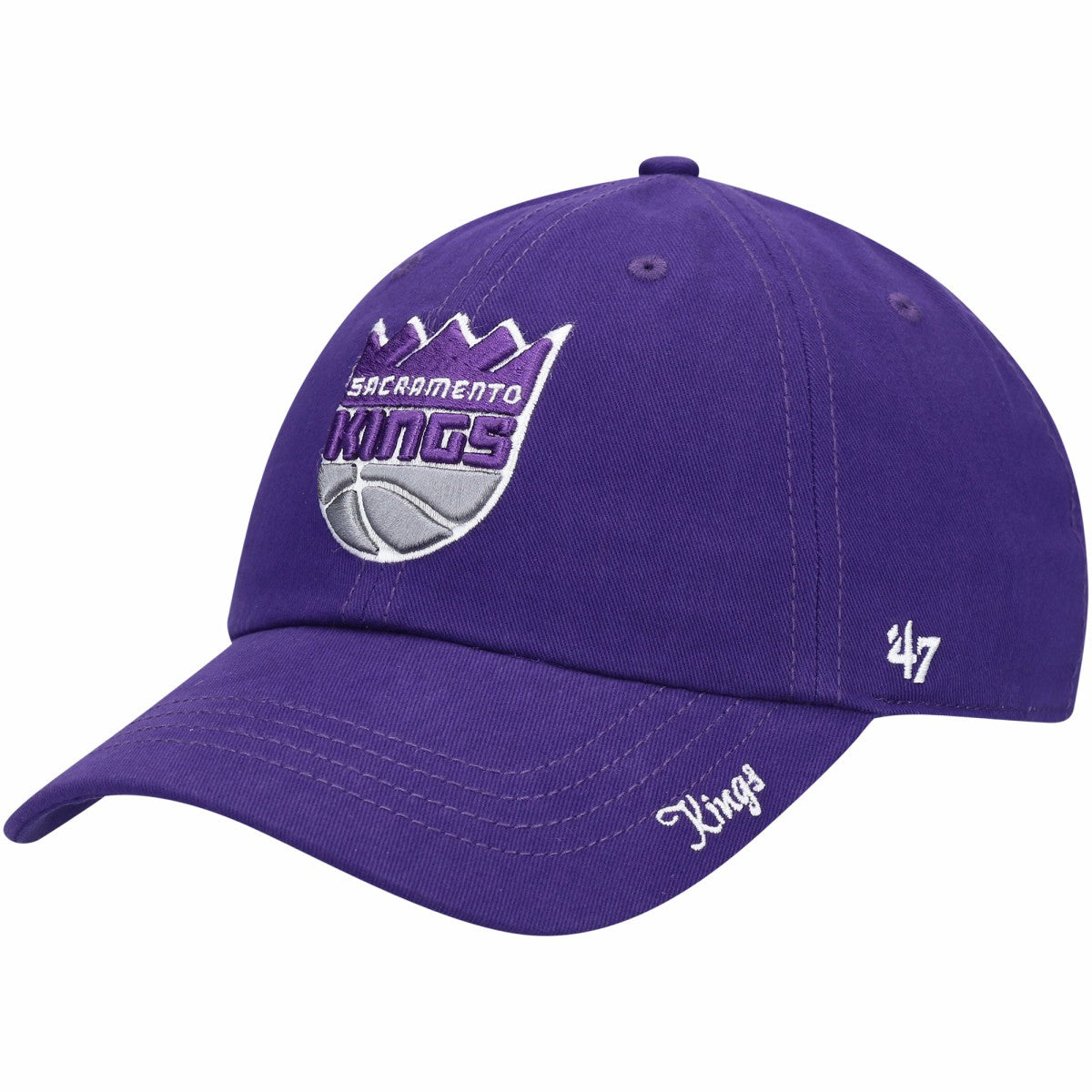 Sacramento Kings '47 Women's Miata Clean Up Logo Adjustable Hat - Purple shop