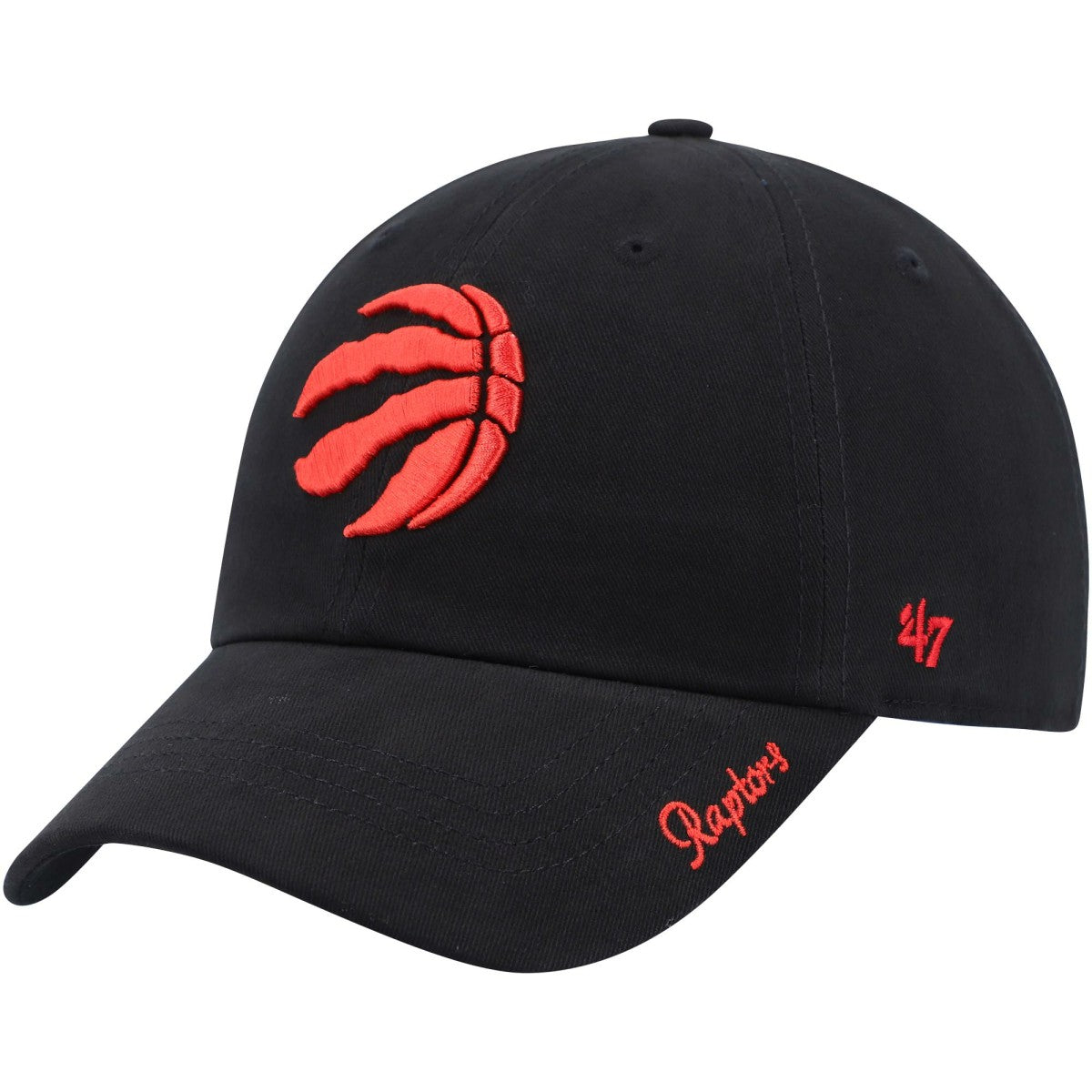 Toronto Raptors '47 Women's Miata Clean Up Logo Adjustable Hat - Black on sale
