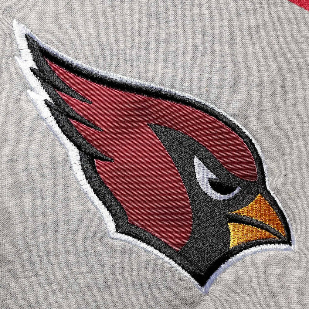 Arizona Cardinals Starter Home Run Raglan Pullover Hoodie - Heathered Gray/Cardinal outlet