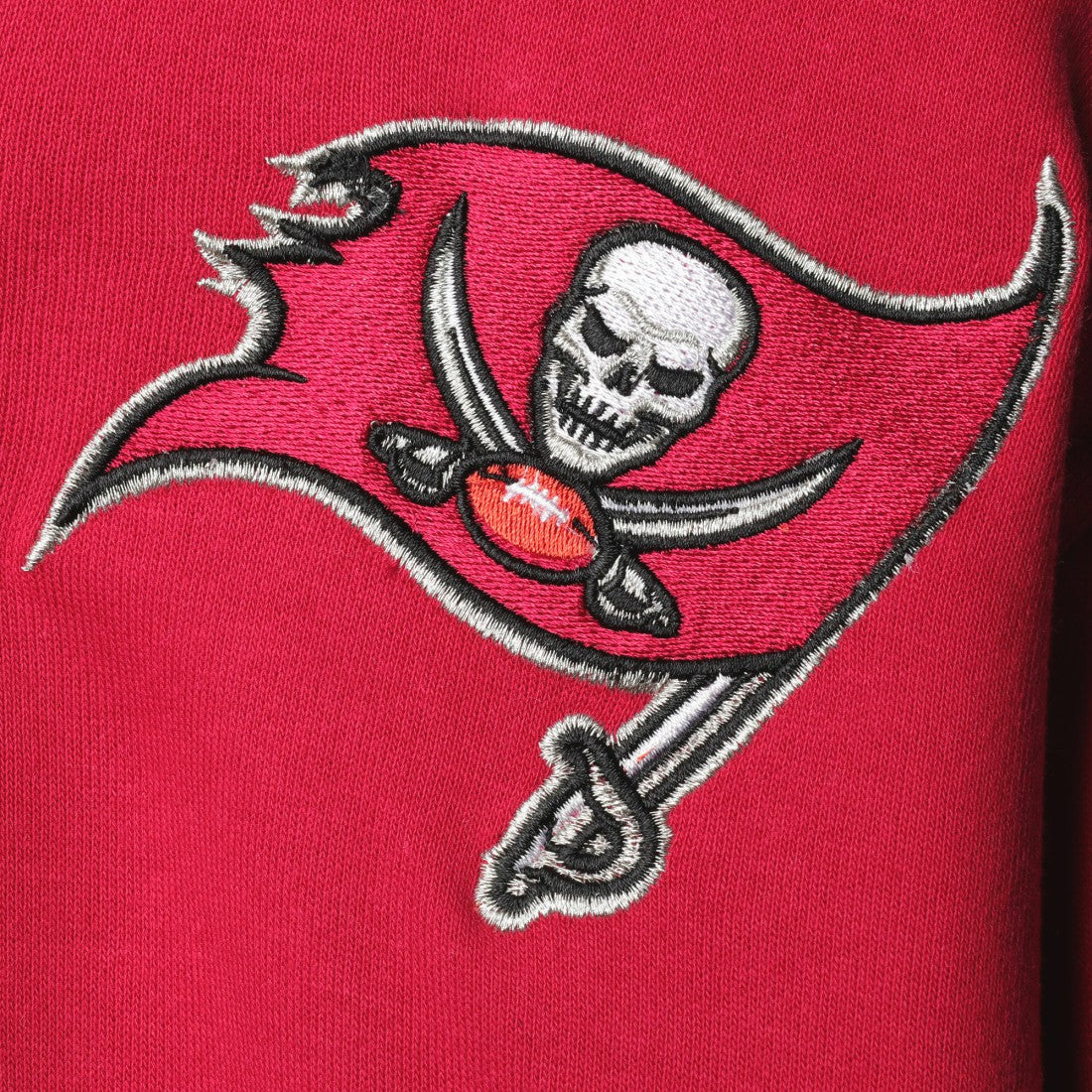 Tampa Bay Buccaneers Starter Playoffs Color Block Full-Zip Hoodie - Red/Pewter on sale