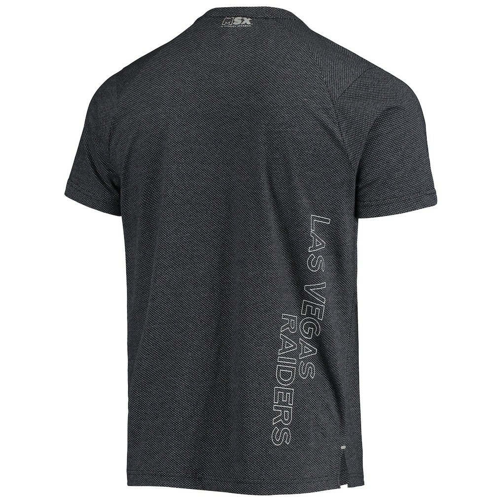 Las Vegas Raiders MSX by Michael Strahan Motivation Performance T-Shirt - Black for sale