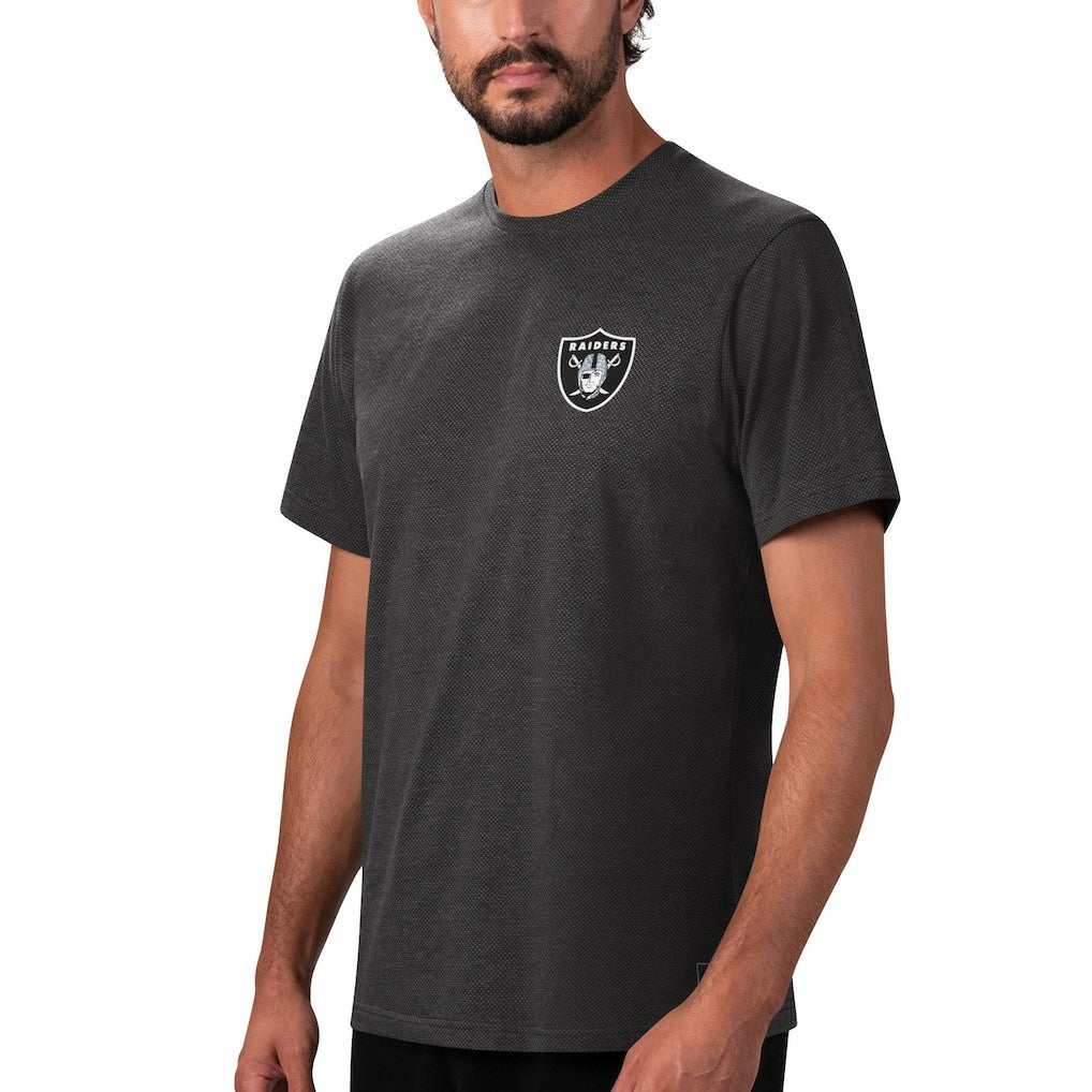 Las Vegas Raiders MSX by Michael Strahan Motivation Performance T-Shirt - Black for sale