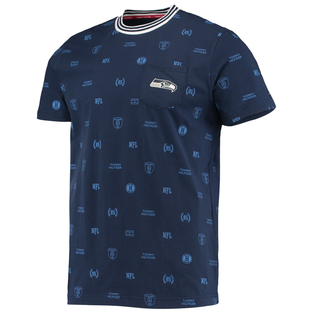 Seattle Seahawks Tommy Hilfiger Essential Pocket T-Shirt - College Navy outlet