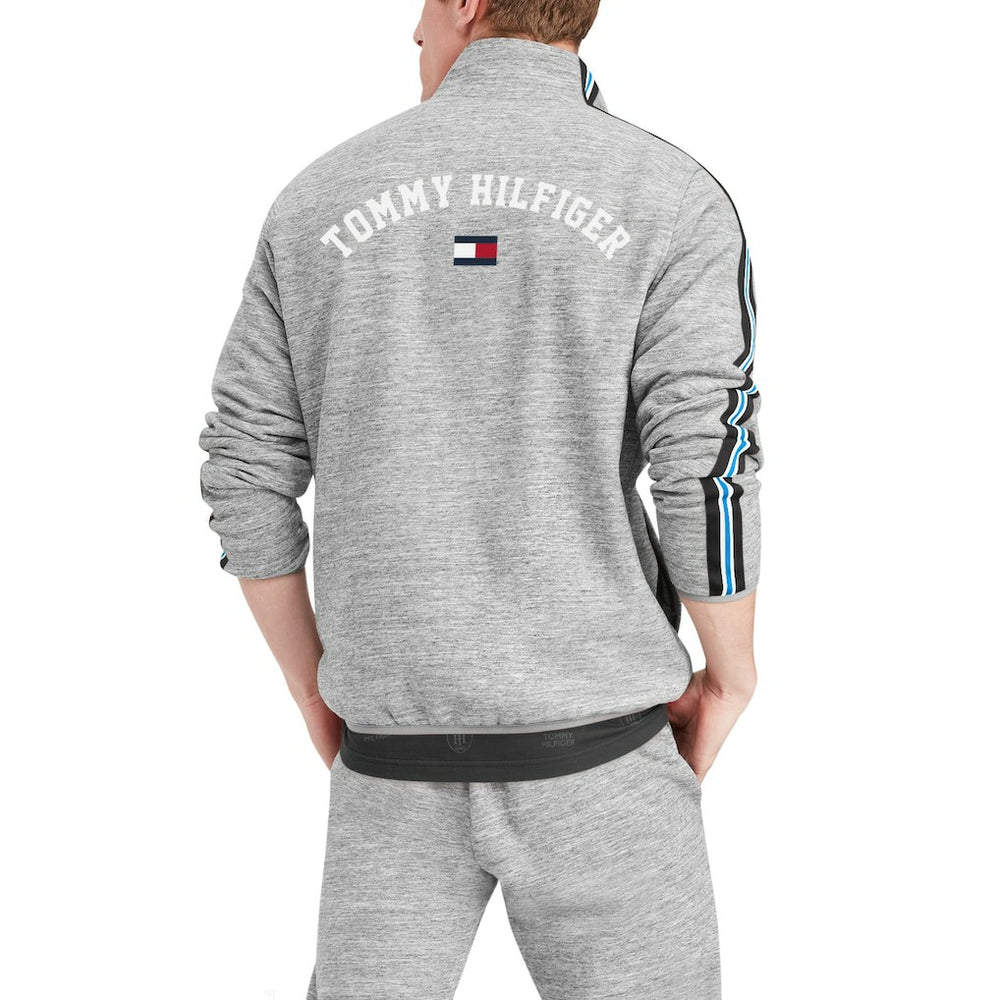 Carolina Panthers Tommy Hilfiger Mario Quarter-Zip Jacket - Heathered Gray sale