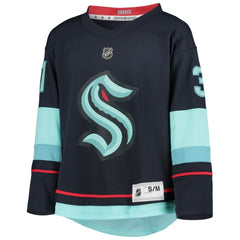 Philipp Grubauer Seattle Kraken Youth Home Replica Player Jersey - Deep Sea Blue Jerseys