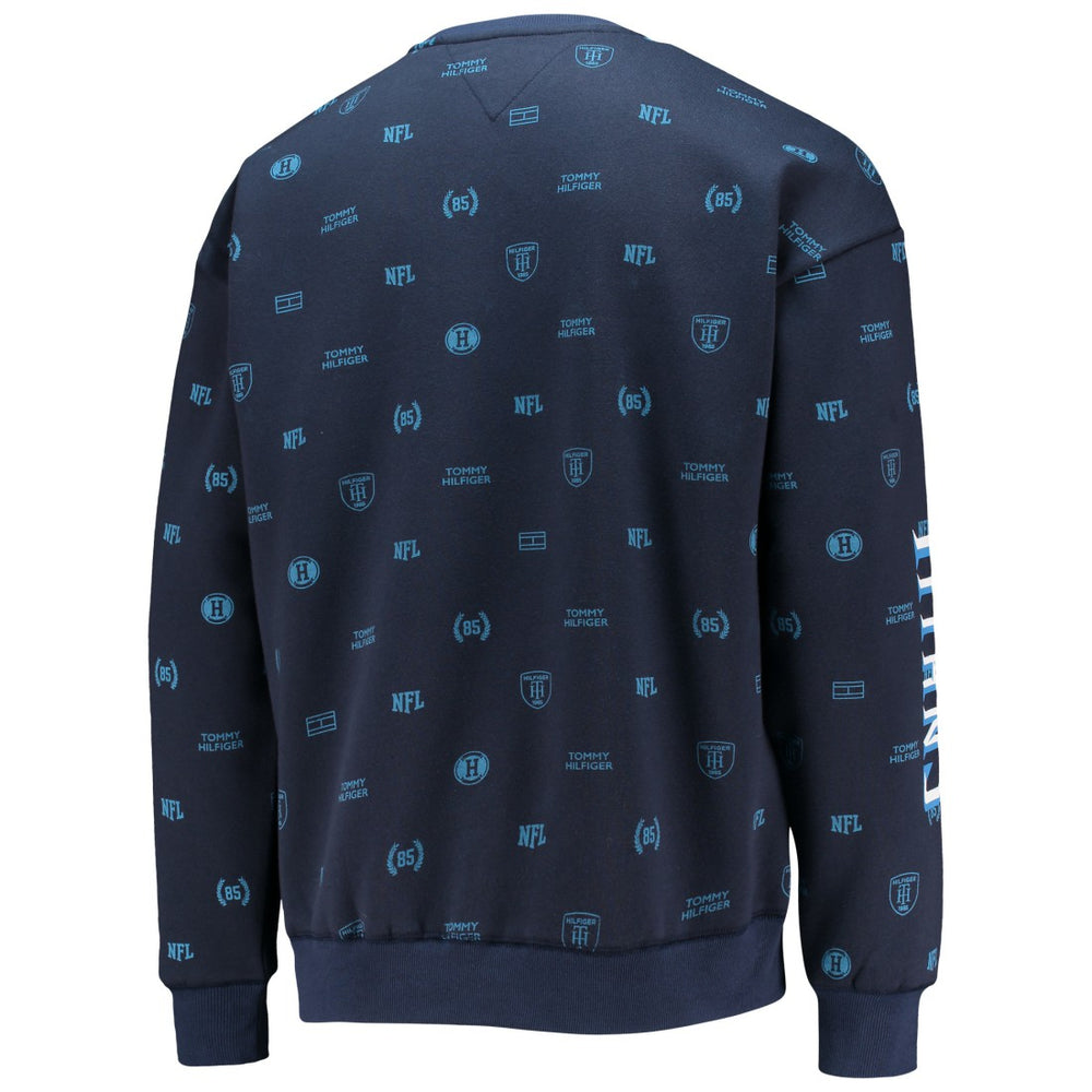 Tennessee Titans Tommy Hilfiger Reid Graphic Pullover Sweatshirt - Navy cheap