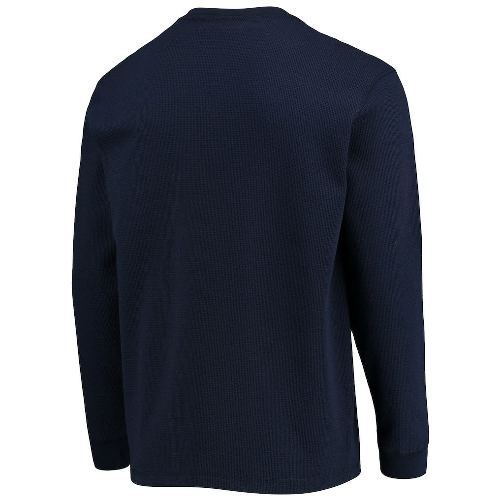 Chicago Bears Dunbrooke Logo Maverick Thermal Henley Long Sleeve T-Shirt - Navy cheap