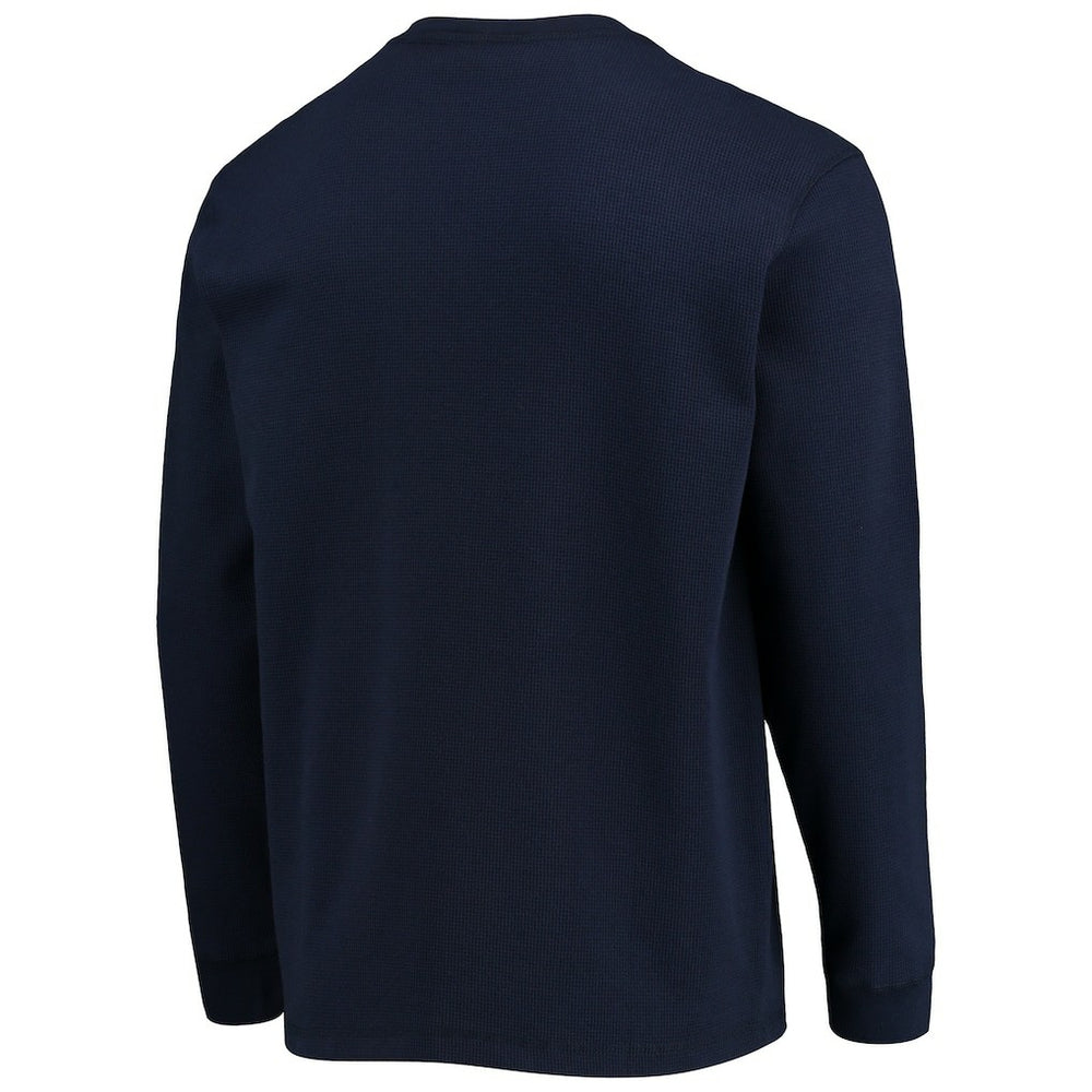 Chicago Bears Dunbrooke Logo Maverick Thermal Henley Long Sleeve T-Shirt - Navy cheap