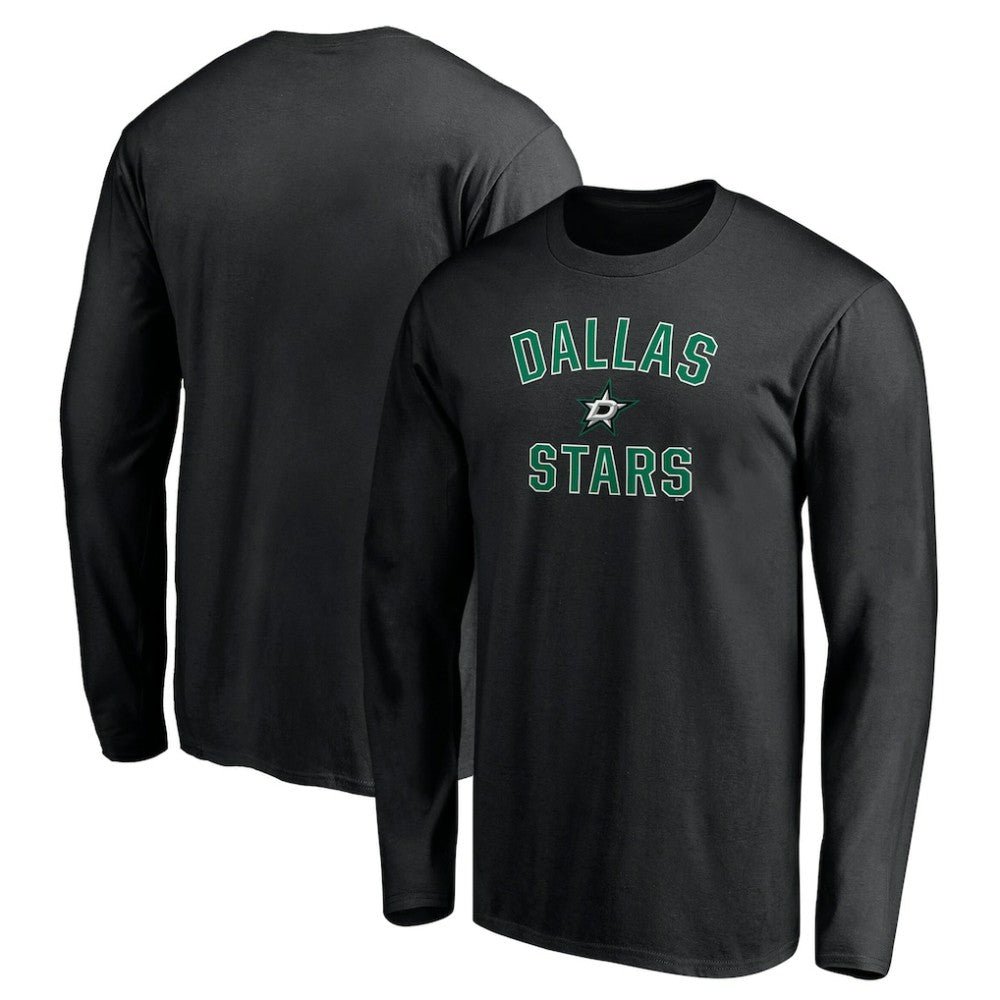 Dallas Stars Victory Arch Long Sleeve T-Shirt - Black T-shirts