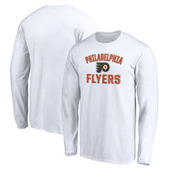 Philadelphia Flyers Victory Arch Long Sleeve T-Shirt - White T-shirts