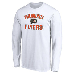 Philadelphia Flyers Victory Arch Long Sleeve T-Shirt - White T-shirts