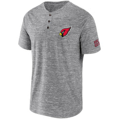 Arizona Cardinals NFL x Darius Rucker Collection Slub Henley T-Shirt - Heathered Gray on sale