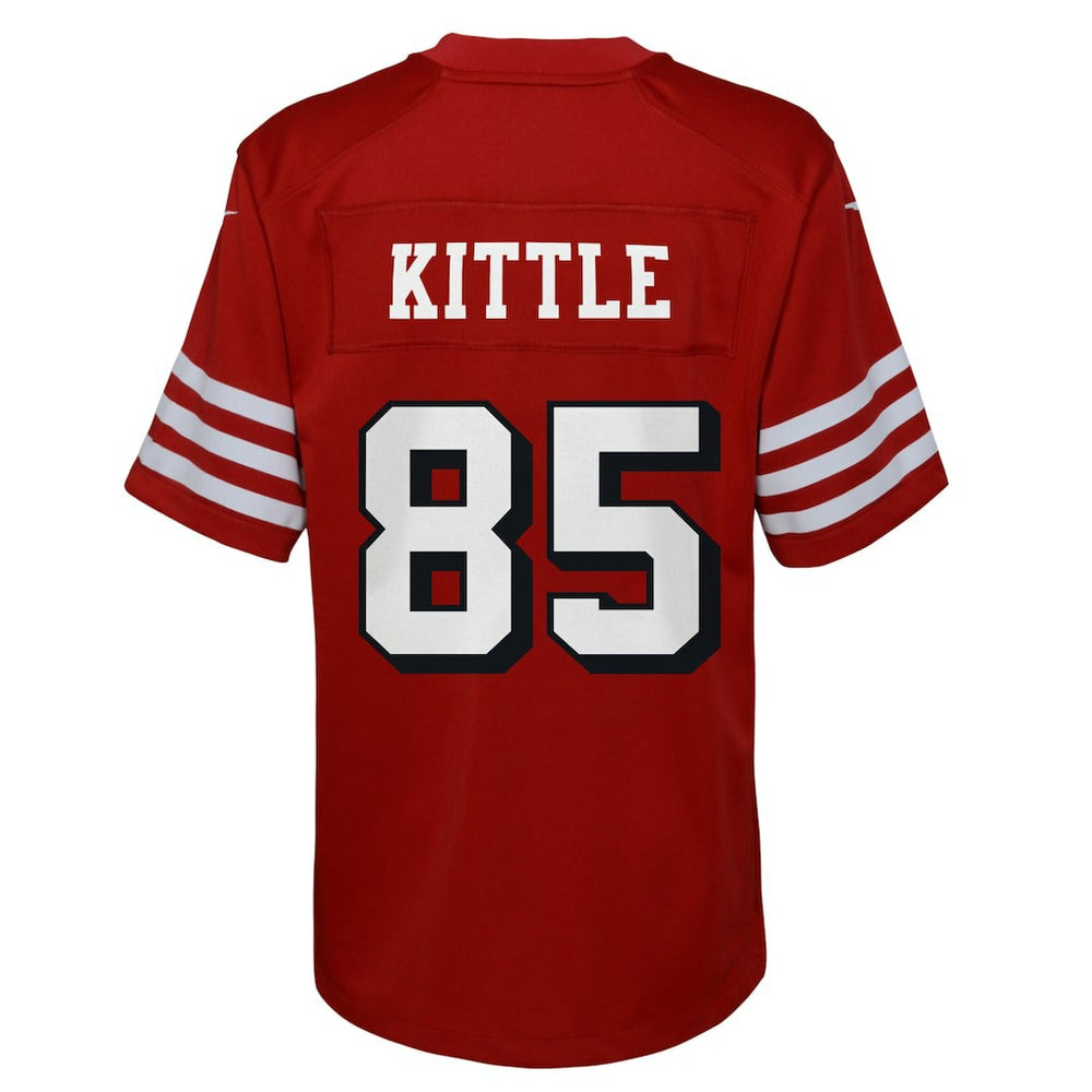 George Kittle San Francisco 49ers Youth Game Jersey - Scarlet for sale