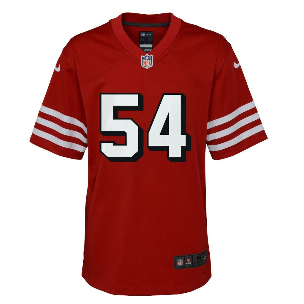 Fred Warner San Francisco 49ers Youth Game Jersey - Scarlet online