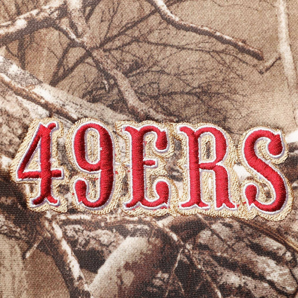 San Francisco 49ers Dunbrooke Champion Tech Pullover Hoodie - Realtree Camo online