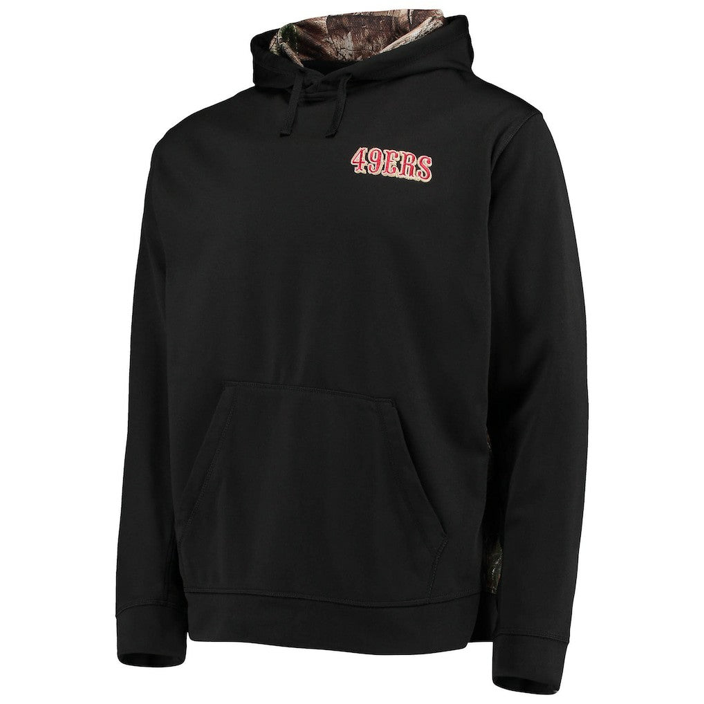 San Francisco 49ers Dunbrooke Logo Ranger Pullover Hoodie - Black/Realtree Camo discount