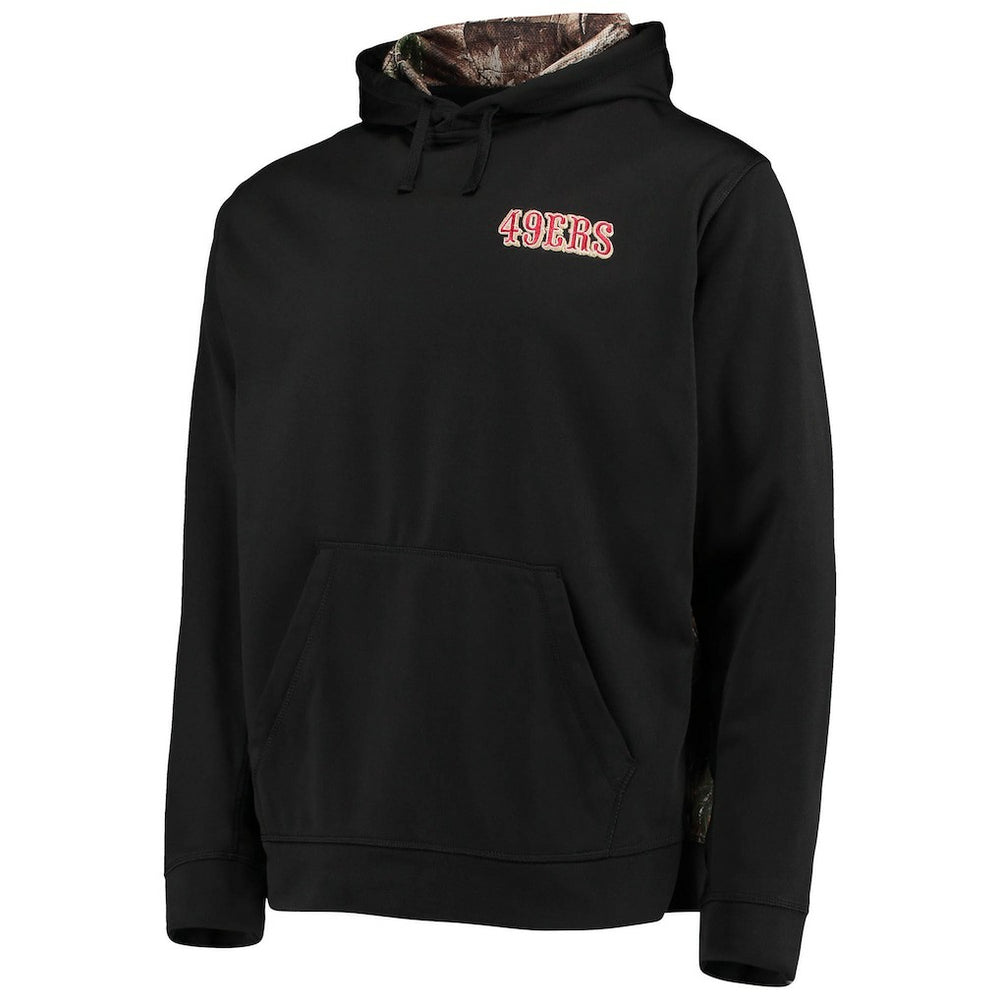 San Francisco 49ers Dunbrooke Logo Ranger Pullover Hoodie - Black/Realtree Camo discount
