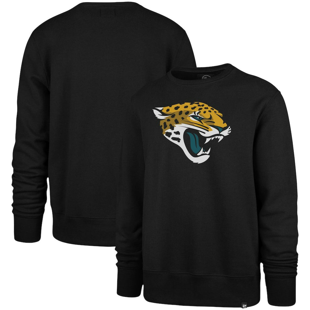 Jacksonville Jaguars '47 Imprint Headline Logo Pullover Sweatshirt - Black for sale