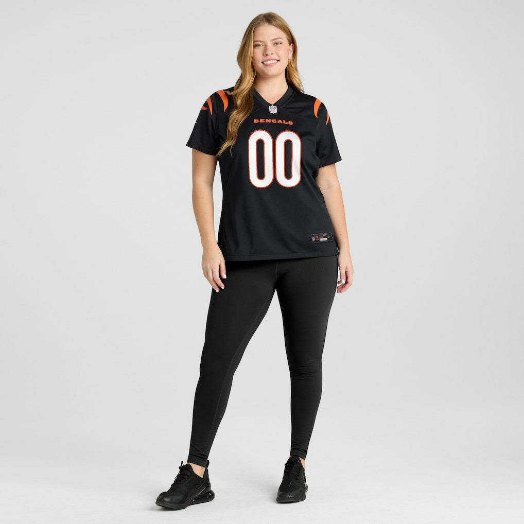 Cincinnati Bengals Women's Game Custom Jersey - Black sale